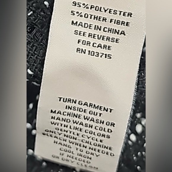 Nanette Lepore Plaid Open Front Blazer Soft Tweed Jacket Metallic Accent Large - Picture 12 of 12